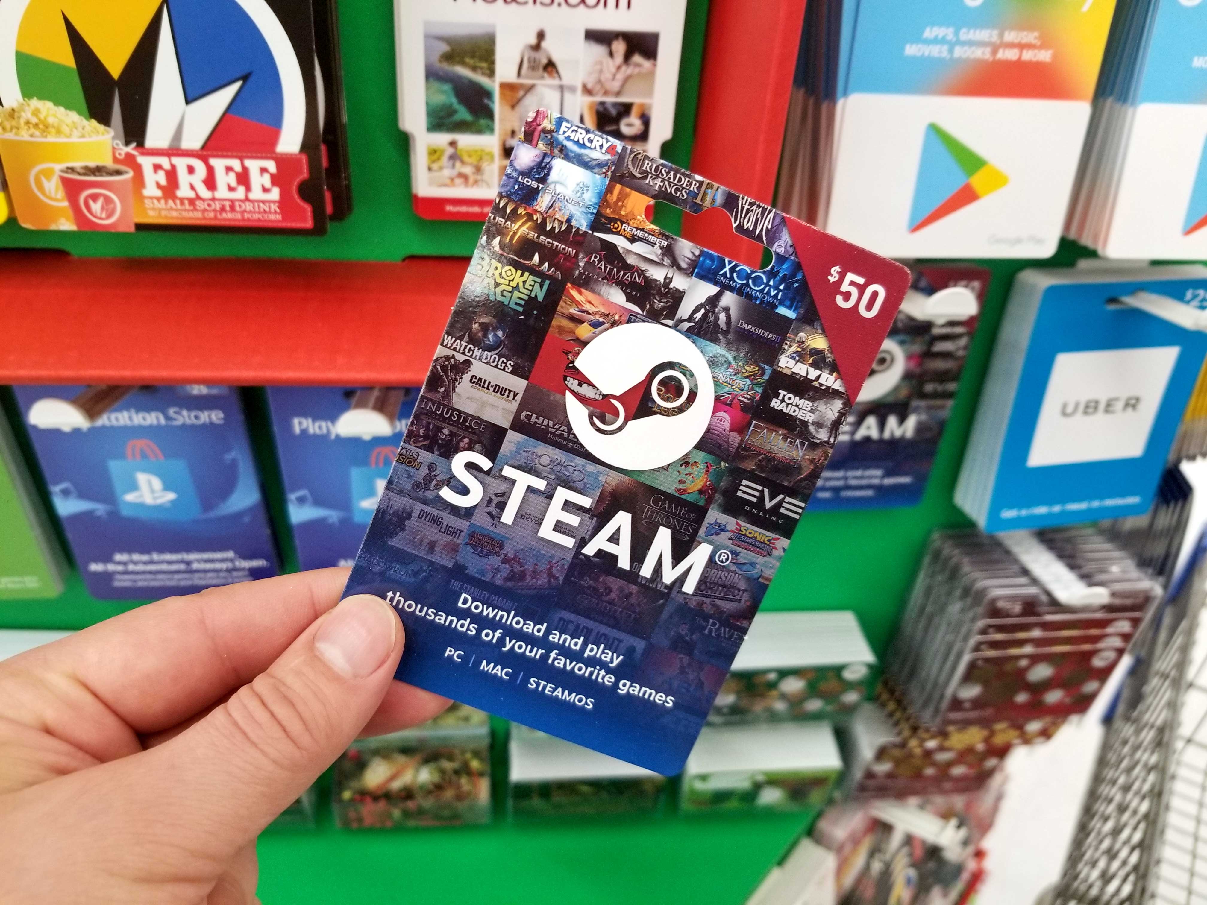 steam-gift-card, Gifted Instantly, giftedinstantly.com